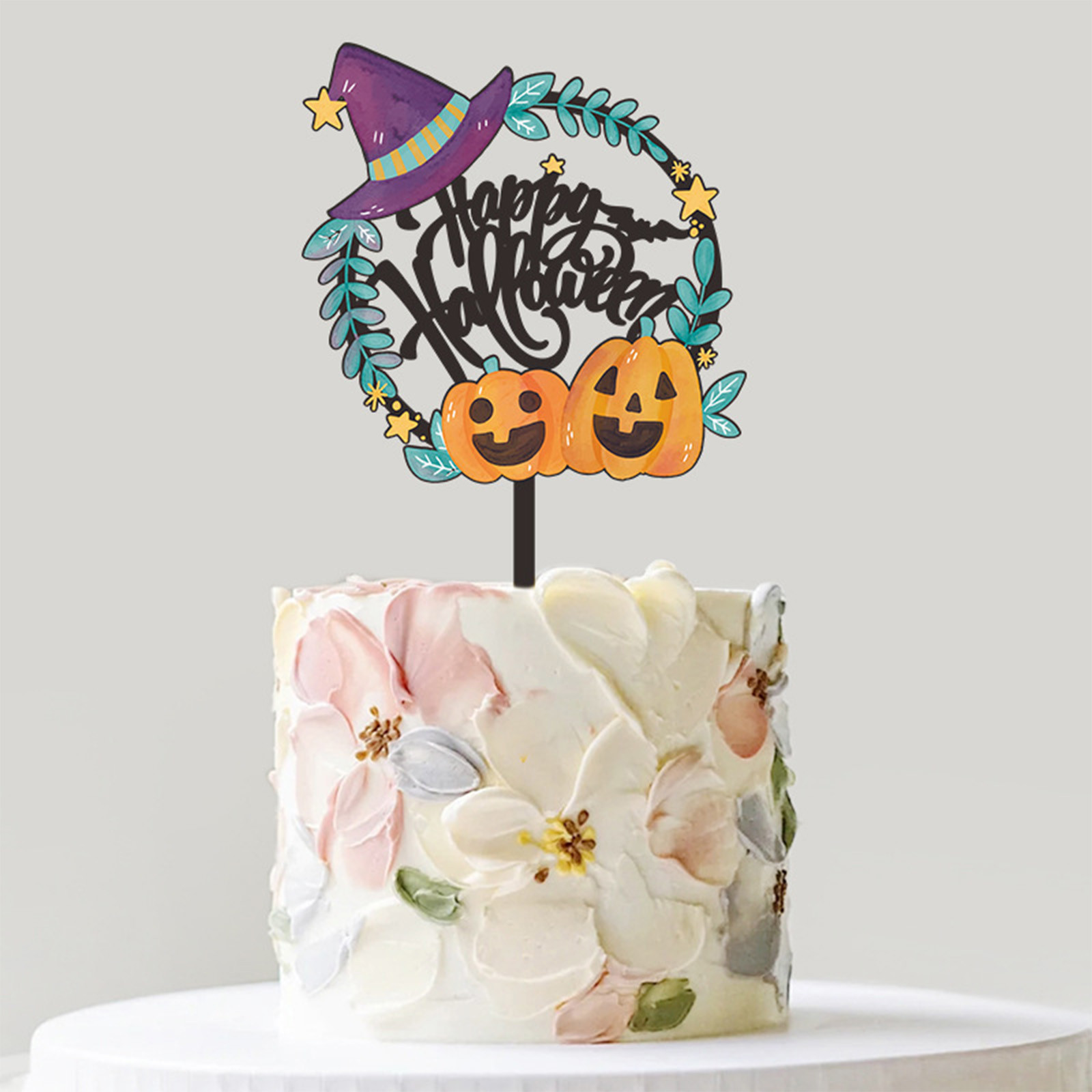 Halloween Cupcake-Topper – Bunte Picks & Geister-Deko Für Kuchen & Party