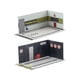 thumbnail image 1 of Estacionamiento de coche modelo de 2 piezas, estacionamiento de coche modelo fundido a presión, garaje subterráneo para diseños de construcción modelo Estilo D, 1 of 8