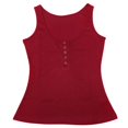 thumbnail image 4 of SNKSDGM Female Womens Tank Tops Casual Cotton Summer Tank Tops for Women Crop Button Sexy Sleeveless Shirts down Tops Tank Summer Womens Women's Blouse L, 4 of 4