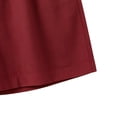 thumbnail image 5 of Women's Soft Cotton Drawstring Mid Waist Shorts, Tummy Control Elastic Waist Lightweight Summer Shorts, Casual Travel Beach Vacation Yoga Lounge Daily Essentials Relaxed Fit, 5 of 5