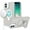 Clear, variant on For iPhone 16 Plus 6.7 inch Metal Chrome Kickstand [Magnetic Circle] Shockproof Matching Camera Hybrid - Clear