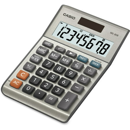 Casio MS80 Desktop Solar Tax Calculator (Best Tax Refund Calculator)