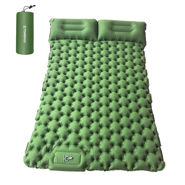 TOMSHOO TOMSHOO Lightweight Inflatable Camping Mat for Outdoor Adventures, Portable Air Mattress for Hiking, Fishing, and Climbing, Customizable Colors, Durable Nylon TPU Material, Max Load 200kg