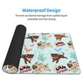 thumbnail image 3 of Sikiie Cute Pug Dogs Mouse Pad, 16x29.5 Mousepad Desk Mat in Anti-Slip Rubber Mousepads Mat for Game Office Laptop Computer, 3 of 8