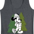 thumbnail image 3 of Mickey & Friends - Mickey Patterned Trees - Women's Racerback Tank Top, 3 of 5