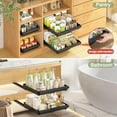 thumbnail image 3 of 2 Pack Pull Out Cabinet Organizers Expandable (13''-19''), Slide Out Drawers for Kitchen, Bathroom, Pantry, Under Sink Storage, Pull Out Drawers Fixed with Adhesive Nano Film (Black), 3 of 7