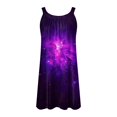 Dresses for Women Summer Casual Fashion Beach Vacation Round Neck
