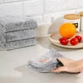 thumbnail image 3 of 20 Pack Kitchen Dish Cloths Super Absorbent Coral Fleece Dish Cloths, Reusable Washable Fast Drying Rags, Nonstick Oil Microfiber Lint-Free Kitchen Cleaning Towels for Furniture Car Tea Bowl 10 x 10", 3 of 3