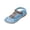 Sky Blue, variant on XUNKUSGA Sandals Women Trendy Bohemian Elastic Ankle Strap Dressy Flat Sandals Summer Casual Comfortable Non Slip On Slide Sandals Women for Beach Wedding,Brown