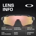thumbnail image 5 of Oakley OO9208 Radar EV Path Shield Shaped Non-Polarized Sunglasses for Men & Women - Includes Official Eyewear Kit - Carbon Frame with Prizm Rose Gold Lens, 5 of 6