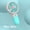 Sky Blue, variant on Flower Mini Handheld Fan Portable Personal Fan with Lanyard for Summer Travel Outdoor Activities Cute Floral Design Gifts Decorations 1pcs,Pink