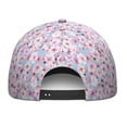 thumbnail image 4 of Romantic Floral Baseball Cap Adjustable Snapback Rose Print, 4 of 5