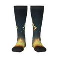 thumbnail image 2 of Lsque Firefly Forest Fox Printed Crew Socks Men's Women's LightWeight Thin Casual Calf Socks ,Knee High Socks,Cotton Socks, 2 of 9