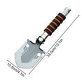 thumbnail image 3 of Military Shovel under $5! CQCYD Military Folding Shovel, Multifunctional Outdoor Survival Shovel, Manganese Steel Portable Shovel, Camping Digging Tool, Emergency Car Spade, 3 of 3