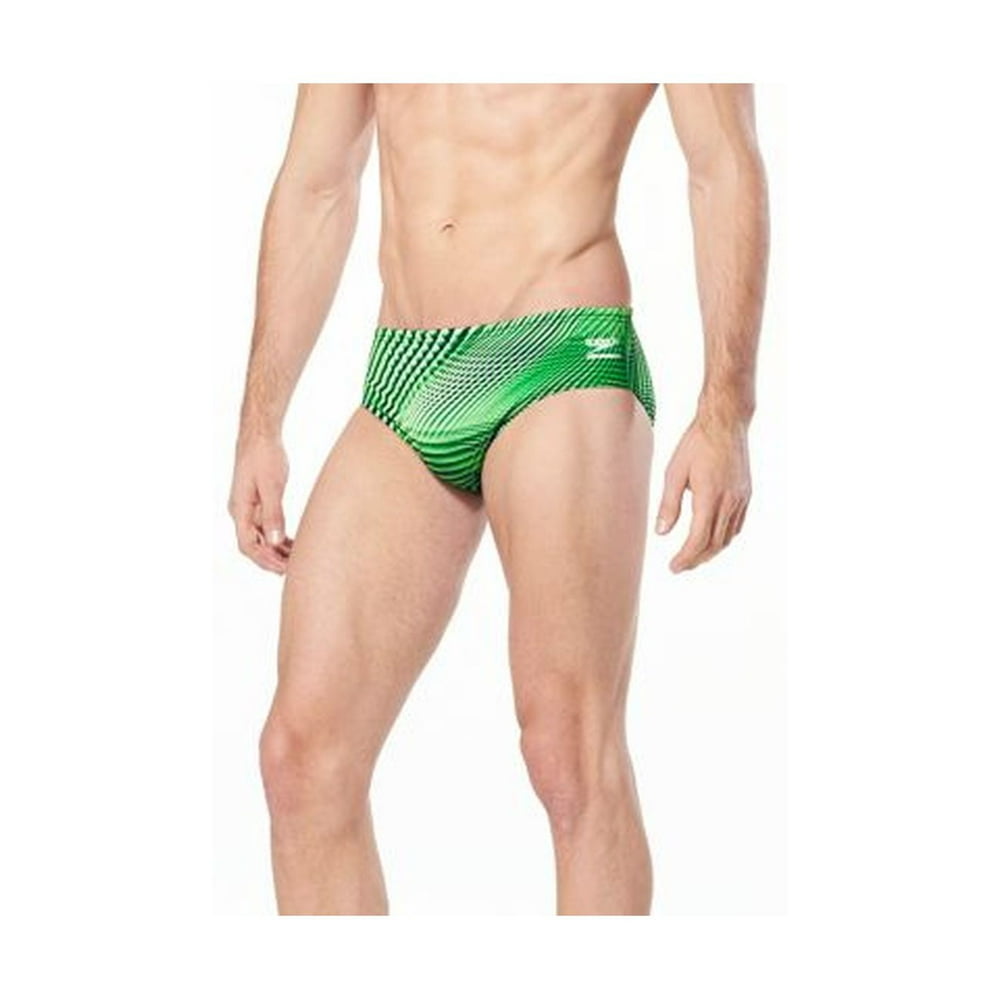 Speedo Speedo Brief WARPED WEAVE Speedo Green Size 24
