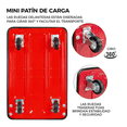 thumbnail image 2 of Carrito Plegable De Carga Bloosom Plataforma Diablito Patin De Acero Rojo, 2 of 4