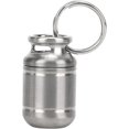 thumbnail image 4 of shiyou-Small Pocket Pill Box, Portable Titanium Alloy Medicine Holder Waterproof Warehouse Mini Pill Storage Bottle, 4 of 4