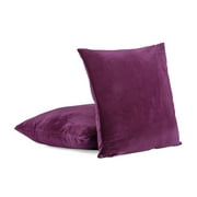 Alexandra'S Secret Home Collection 26.00" x 26.00" Purple Polyester Decorative Pillow Cover , ( 2 Count)