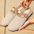thumbnail image 5 of Wensltd Women Shoes Mesh Closed Toe Casual Shoes Summer Shoes Solid Color Flat Sole Summer Outdoor Multi Color, 5 of 9