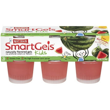 Kozy Shack Kids Sour Watermelon Smartgels, 6ct