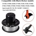 thumbnail image 4 of RS-136 Línea de Carrete para Recortadora Compatible con Black Decker 20ft 0.065" Carrete de Alimentación Automática Recargas para Bordeadora para CST800 GE600 ST1000 ST200 ST300 ST3000 ST400 ST4000, 4 of 7