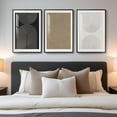 thumbnail image 4 of Neutral Singg Wall Art for Living Room, 3 Piece Modern Canvas Prints Paintings Artwork for Walls-Tan Beige Brown Minimalist Pictures for Living Room Hallway Bedroom Wall Decor, 4 of 6