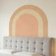 thumbnail image 5 of Calcomanía de pared con arco, plantilla de pintura con borde extraíble, decoración moderna, pegatina extraíble M, 5 of 6