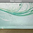thumbnail image 6 of Ambesonne Victorian Place Mats Set of 4, Curvy Lines Wave Flowers, Standard Size, Pale Green Mint Green, 6 of 6