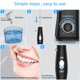 thumbnail image 5 of Water Dental Flosser for Teeth/Braces, Water Teeth Cleaner 8 Jet Tips and 10 Pressure Levels, 600ML Large Water Tank Oral Irrigator for Family(Black), 5 of 6