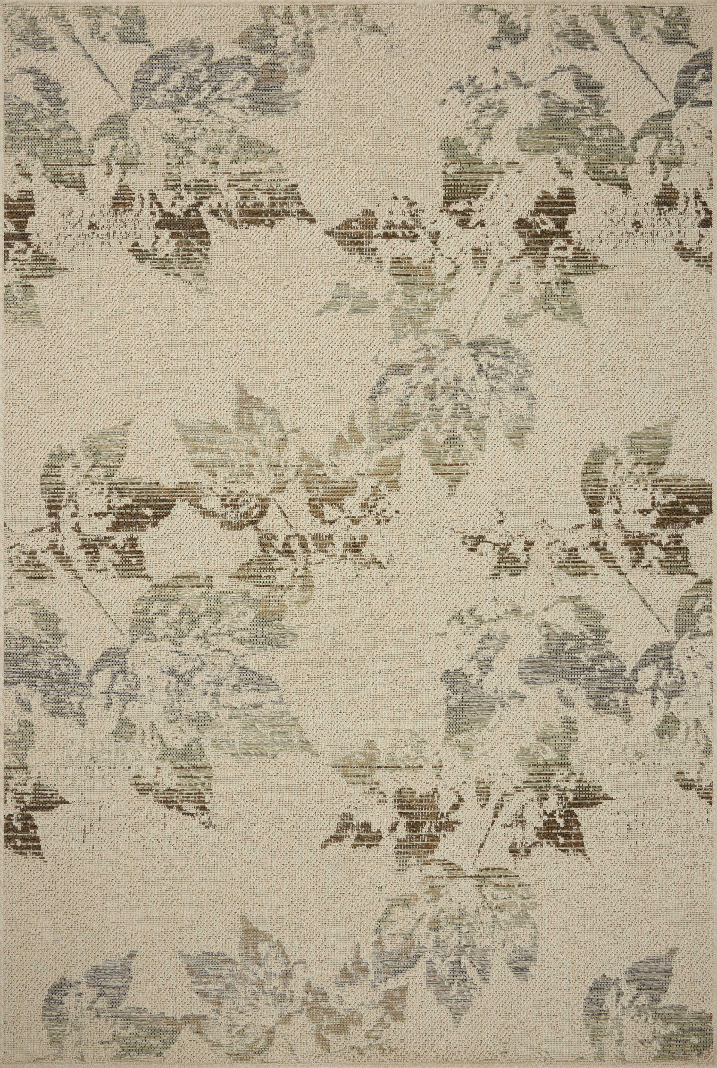 Loloi Saylor Ivory / Bark Indoor/Outdoor Area Rug