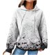 thumbnail image 2 of Sudaderas y chaquetas casuales con capucha de manga larga para mujer, sudaderas casuales de cuello redondo y manga larga, blusas lisas con capucha, top de poliéster para mujer, 2 of 3