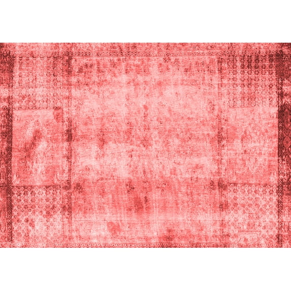 Ahgly Company Indoor Rectangle Persian Red Traditional Area Rugs, 7' x 10'
