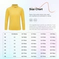 thumbnail image 6 of YIZYIF Kids Girls Long Sleeve Thermal Tops Mock Neck Pullover Base Layer Warm Undershirt White 5-6, 6 of 6