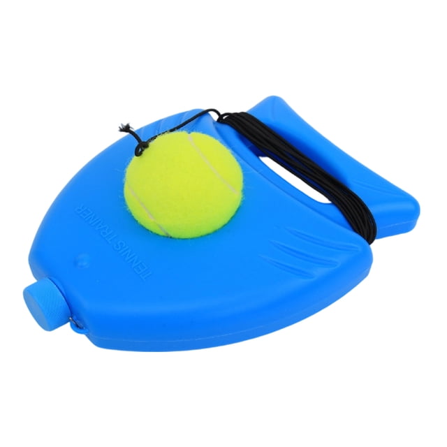 Outdor Tennis Training Baseboard Tennis Trainer Rebounder With String Tennis Practice With Weighted Base Portable Tennis Training For Beginner Backyard Practice