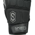 thumbnail image 4 of Sports Unlimited Max Clash Adult Padded Half Finger Lineman Football Gloves, 4 of 5