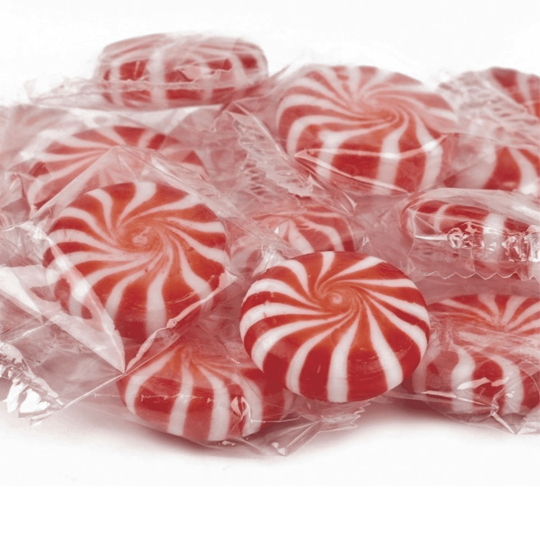 WinCrest Peppermint Starlight Mints - Wrapped Hard Candy - 5 Lb Case