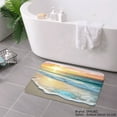 thumbnail image 3 of SPXUBZ non slip Flannel floor mat Beach Sunset Landscape for Bathroom Kitchen Bedroom Decor 16x24 inch, 3 of 5