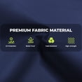 thumbnail image 5 of FUNDAZE 10x10ft Cantilever Patio Umbrella with Cross Base & Cover, Waterproof UV Resistant for Garden Poolside Cafe & Deck, Navy Blue, 5 of 12
