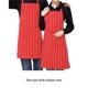 thumbnail image 4 of Jumpingount Delantal de cocina con amplia aplicación, delantales de cocina para hogar o restaurante, delantal a rayas, delantal de Chef Accesorios de disfraces rojo, 4 of 6