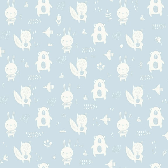 Chesapeake Adella Sky Blue Geometric Wallpaper, 20.9-in by 33-ft