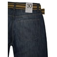 thumbnail image 4 of PD&C Men's BELTED Slim Tapered Denim Jeans (Gaige Dark Wash, 30W x 30L), 4 of 6