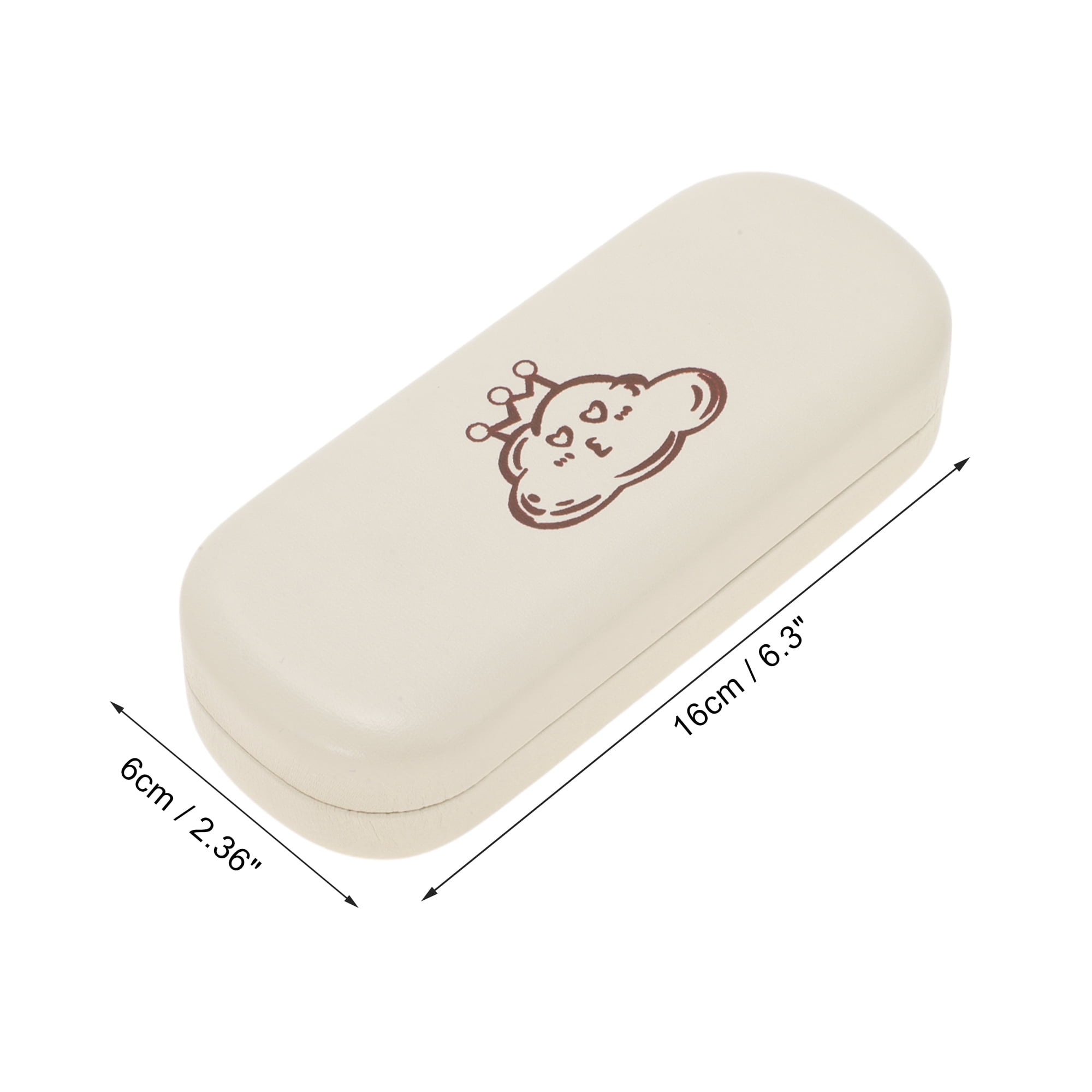 Unique Bargains Faux Leather Eyeglasses Case 6.3"x2.36"x1.18" Cloud Pattern