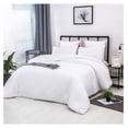 thumbnail image 2 of KriKac White Comforter Set Cal King Plain White Comforter California King Size Solid White Bedding Sets Cali King All White California King Comforter Bedding Quilt Pure White Cal King Comforter Sets, 2 of 6