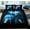 CoolGame Blue, variant on Classic Black Retro Gamepad Comforter Bedding Set, Twin
