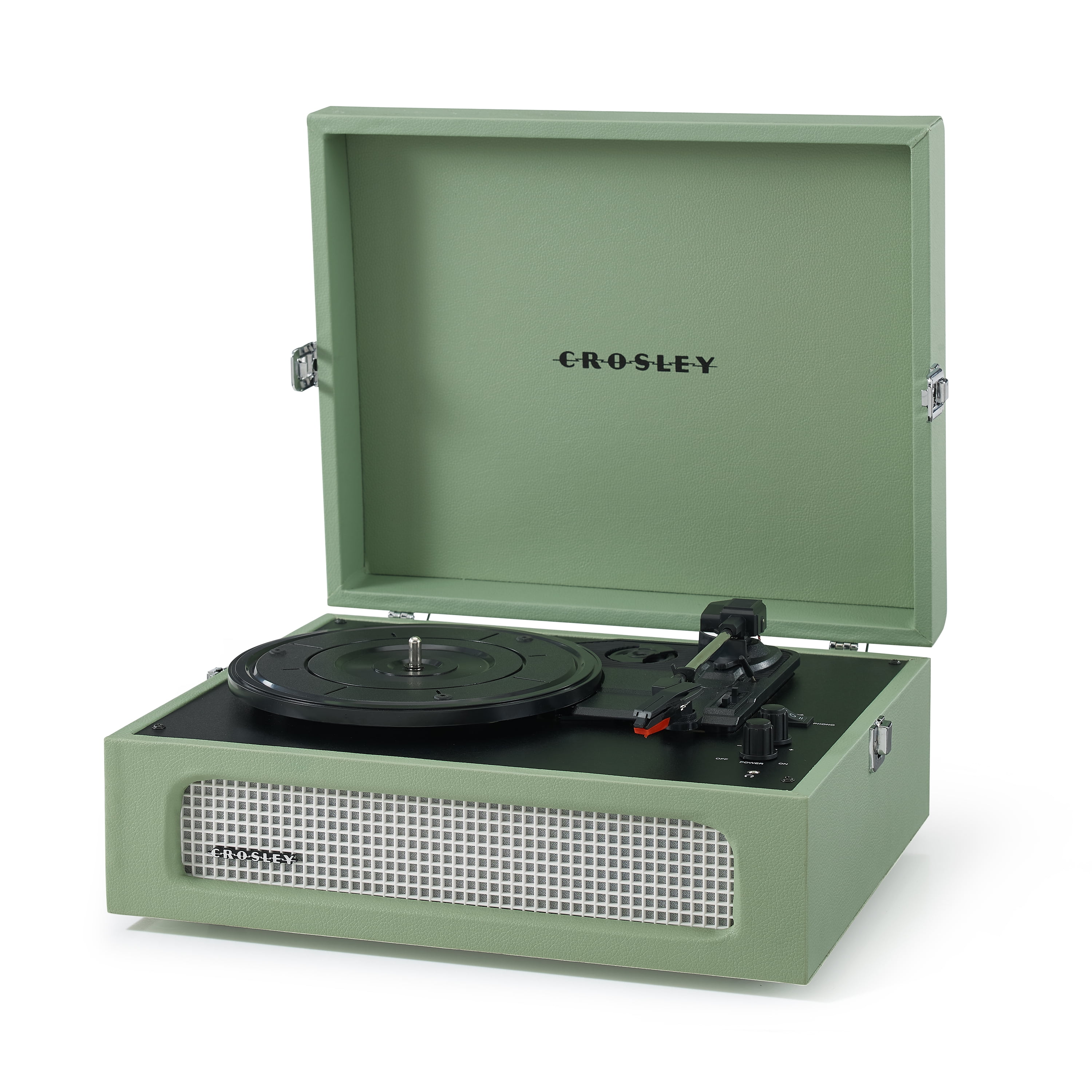 Crosley Voyager Vinyl Record Player with Speakers and Wireless Bluetooth - Audio Turntables