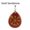 Gold Sandstone (Vegvisir), variant on Teardrop Vegvisir Pendant Natural Chakra Stones Engraved Viking Talsman Symbol-Green Aventurine (Vegvisir)