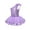 Lavender, variant on iEFiEL Kids Girls One Shoulder Bowknot Sequined Ballet Dance Gymnastics Leotard Tutu Dress