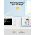 thumbnail image 5 of 5.5" 1080P Video Baby Monitor with Pan-Tilt-Zoom Camera and Audio, 2-Way Talk, Night Vision, VOX Mode,1000ft Range, 5000mAh Large Capacity Battery, Lullabies, 5 of 6