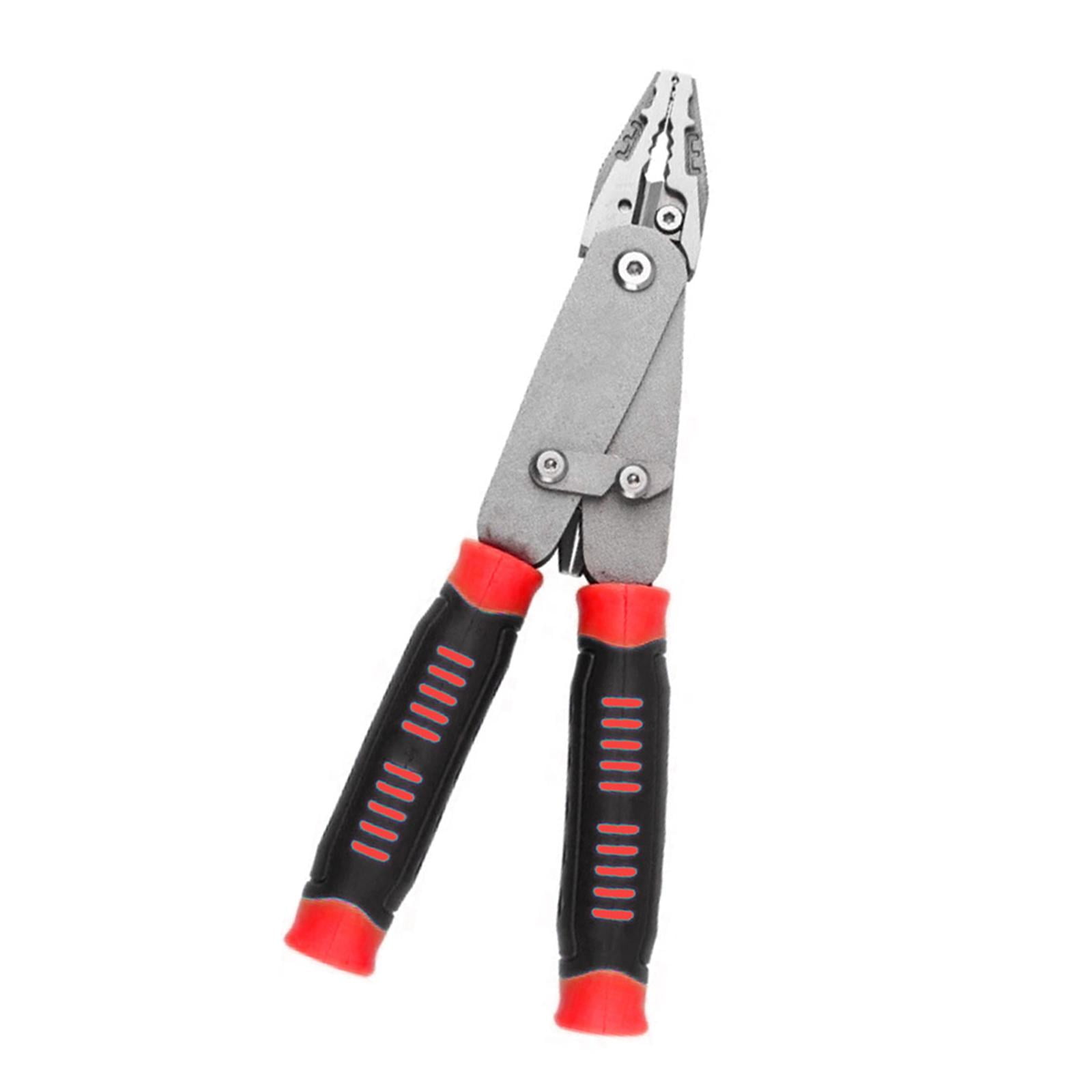Wire Stripper Plier Tool Ergonomic Handle Design for Professional Electricians and Home Improvement