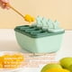 thumbnail image 2 of Advancent Molde de helado de forma cuadrada de 6/8 celdas, máquina para hacer postres y frutas hecha a mano, bandeja reutilizable para cubitos de hielo, Cocina y Comedor gris blanco Advancent HA006688-04, 2 of 6
